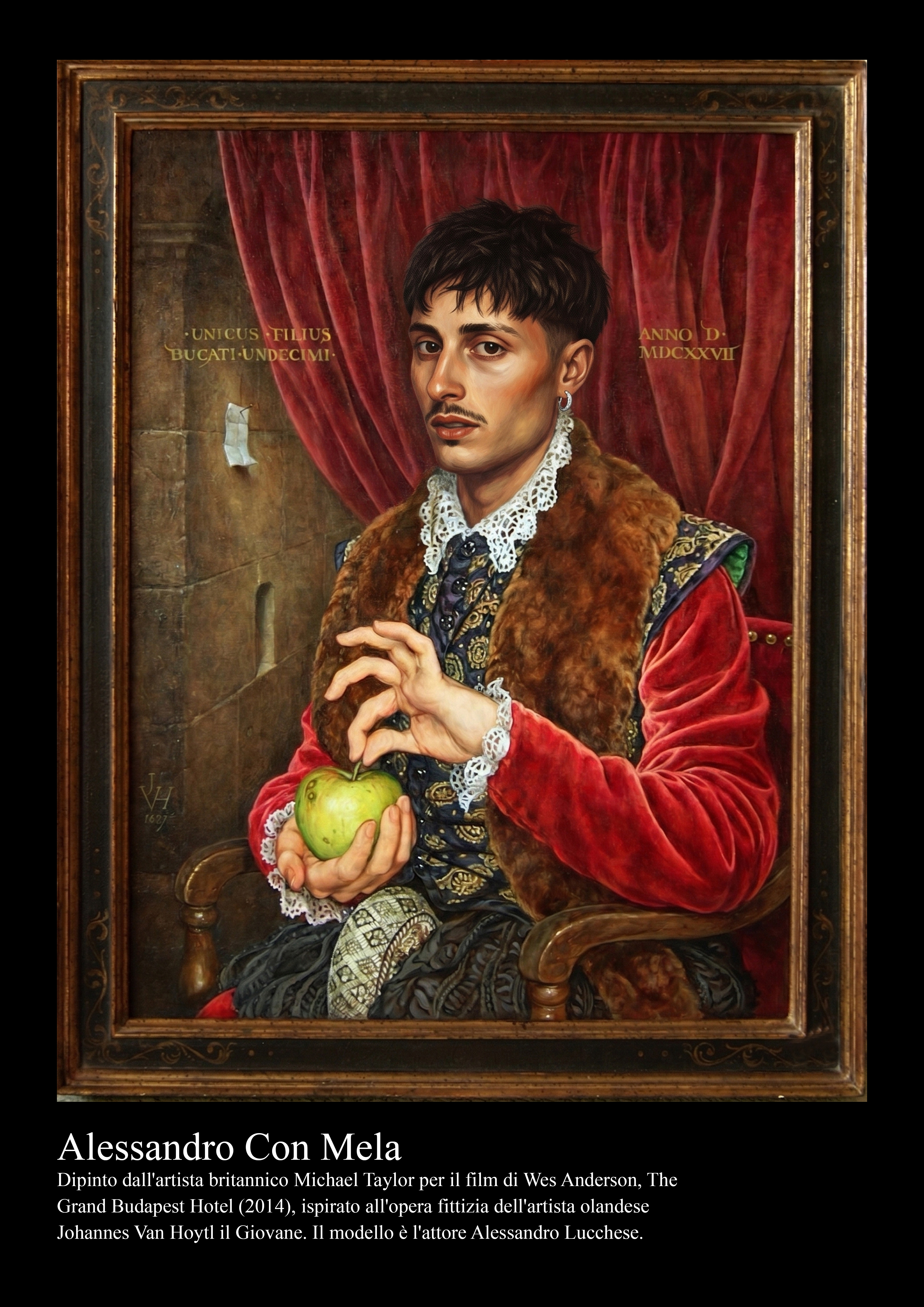 Alessandro Lucchese con mela